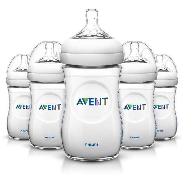 (Chọn Núm) Bình Sữa Avent 125ml/260ml/330ml Natural ( Núm Ty Giống Ty Mẹ )