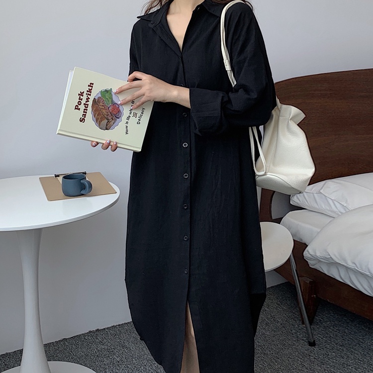 SUXI Áo Sơ Mi Dài Tay Màu Sắc Đơn Giản Thời Trang Hàn Quốc Cho Nữ