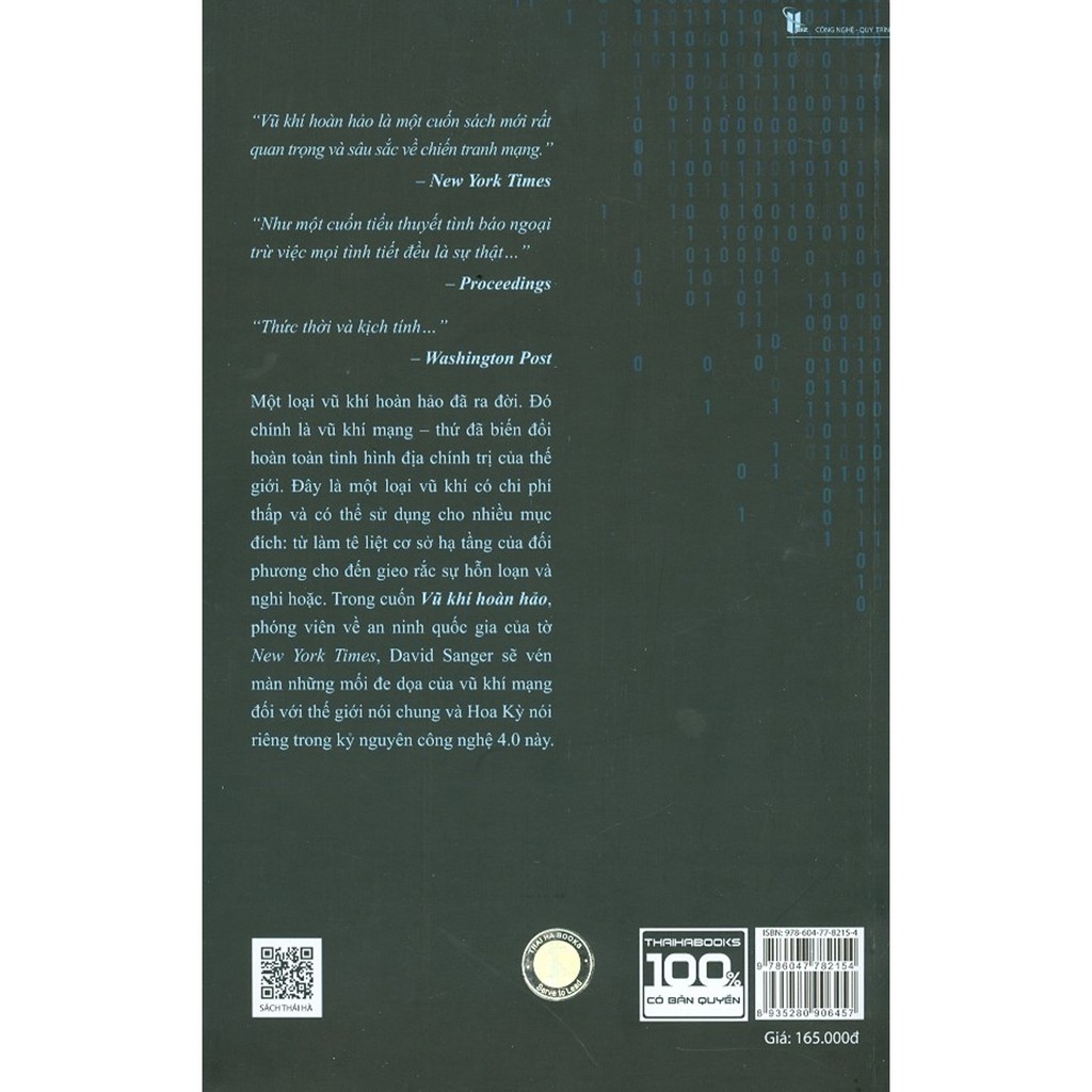 Sách - Vũ Khí Hoàn Hảo - Chiến Tranh, Sự Phá Hoại Và Nỗi Sợ Trong Kỷ Nguyên Mạng | BigBuy360 - bigbuy360.vn