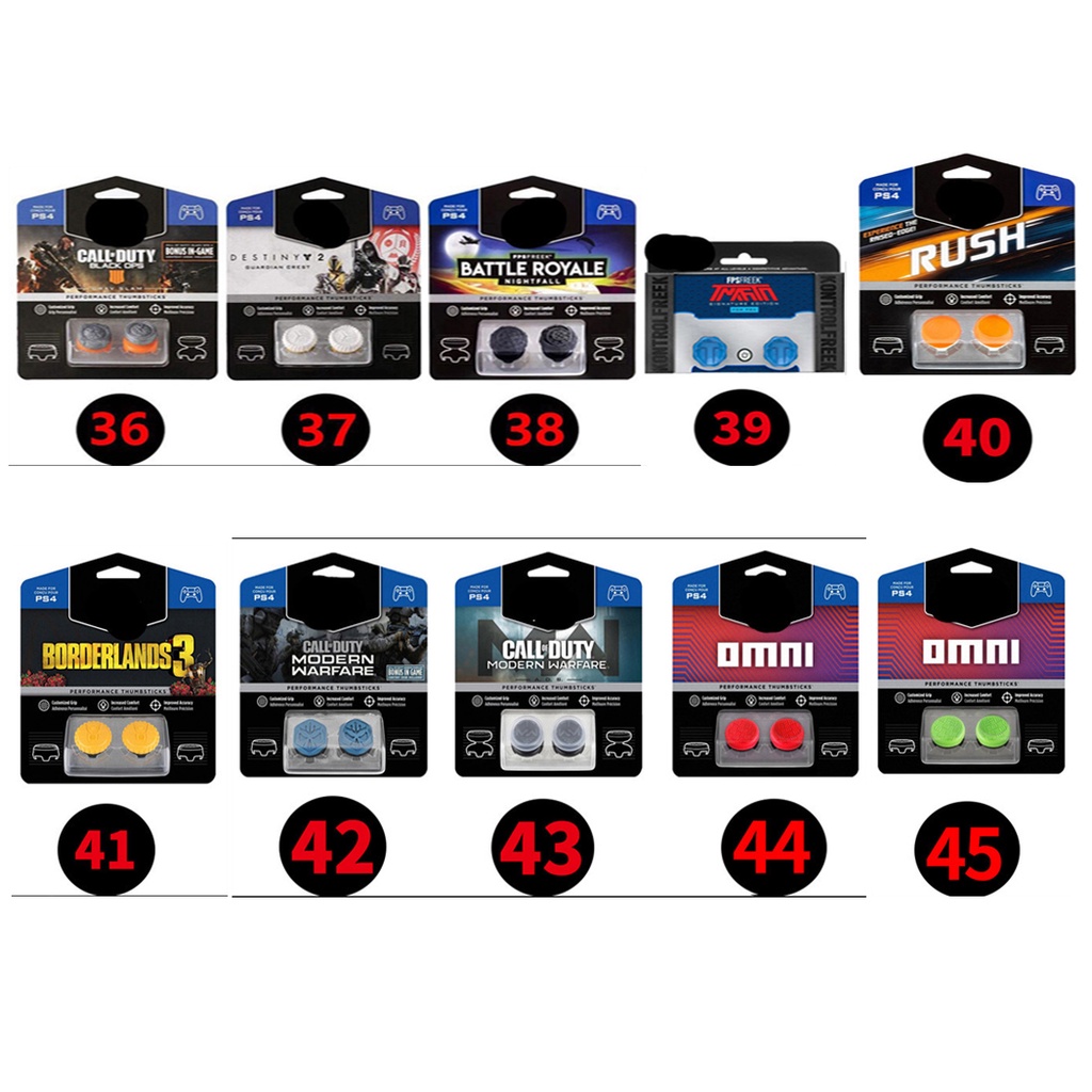 Kontrolfreek CQC FPS Freek Galaxy Purple for PlayStation 4 (PS4) Và PlayStation 5 (PS5) | Gậy Hiệu Suất Ngón Tay Cái | 1 tăng cao, 1 tuổi | Màu Tím