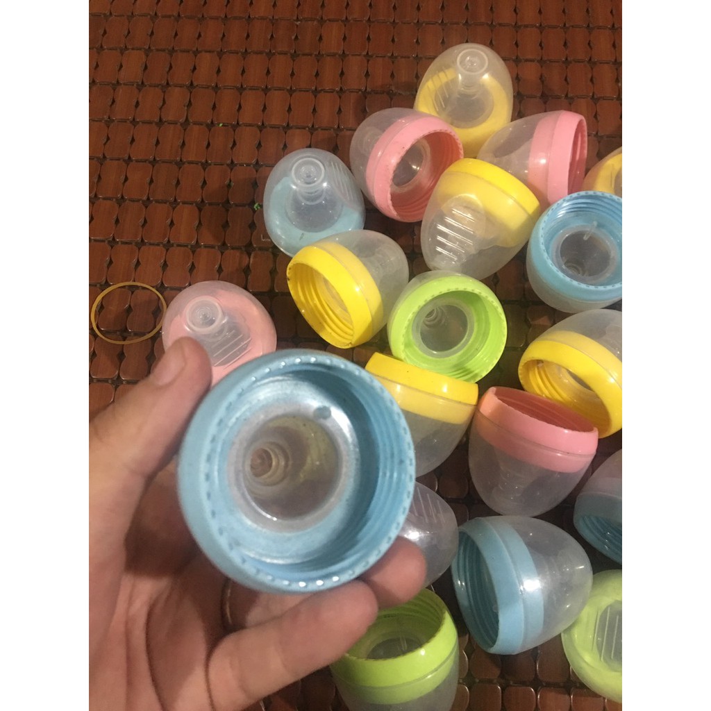 Bộ nắp đậy, vòng cổ, núm ti bình sữa tiêu chuẩn BQSHOP