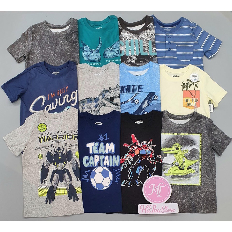 (SIZE 7Y) Áo thun 0SHK0SH cho bé trai 23-25kg