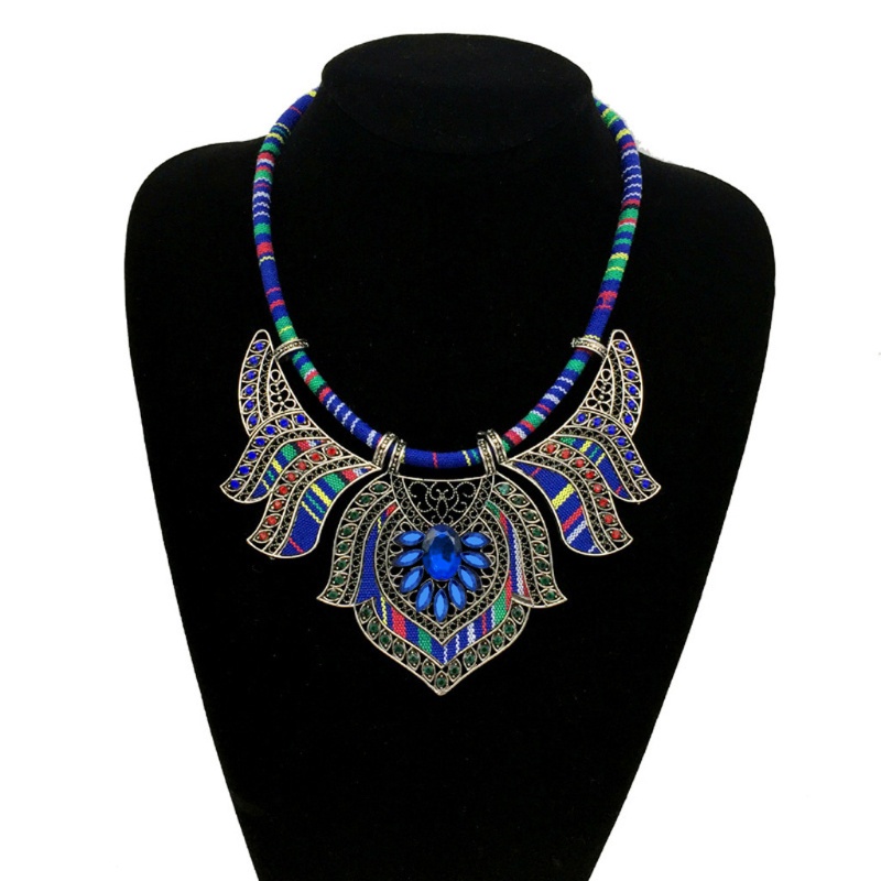 King Vòng Cổ Choker Đính Đá Pha Lê Độc Đáo Cho Nữ