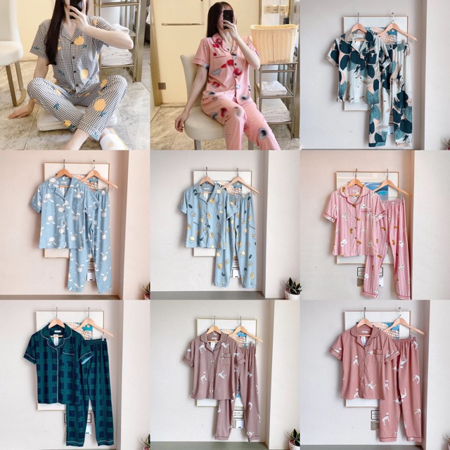 BỘ PYJAMA HÀNG QUẢNG CHÂU HÌNH THẬT SHOP CHỤP CHAT ĐỂ CHỌN MẪU | BigBuy360 - bigbuy360.vn