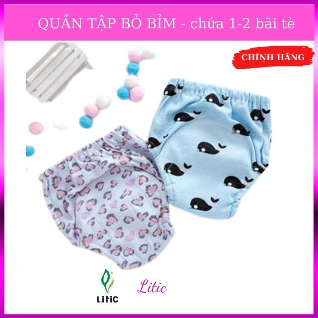 Quần tập bỏ tã 6 lớp Goodmama cao cấp cho bé - Đủ size từ 6-15kg - Giao màu ngẫu nhiên