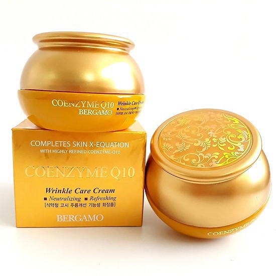 [CHINH HÃNG] Kem dưỡng da chống nhăn Bergamo Coenzyme Q10 Wrinkle Cream 50g - Hàn Quốc