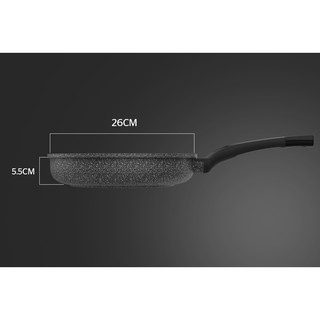 Chảo Đá Siêu Bền Sunhouse (18,20,24, 26, 28, 30 cm) (KHÔNG DÙNG CHO BẾP TỪ)