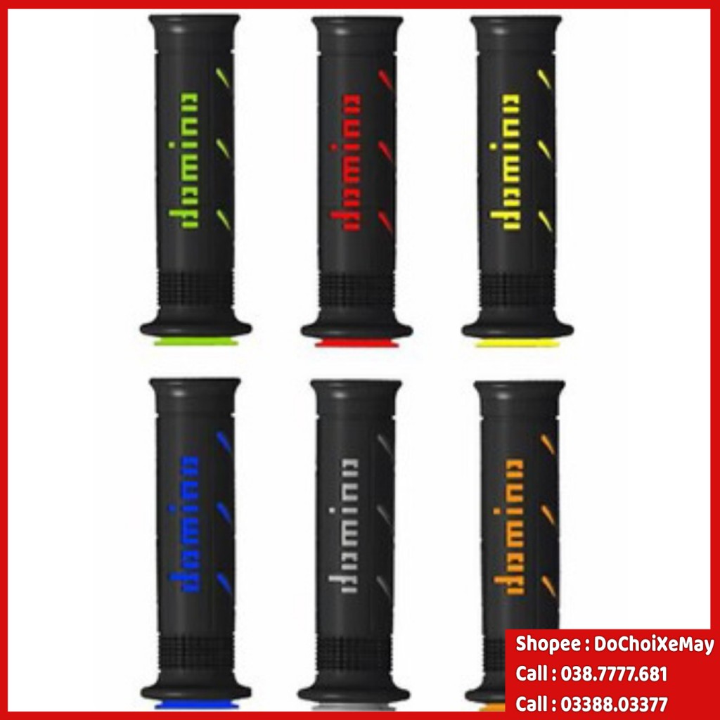 Bao tay kiểu Domino 3 sọc hàng siêu mềm gắn mọi loại xe . DoChoiXeMayShop