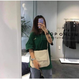 Túi đeo chéo nữ canvas trẻ trung basic SIÊU HOT