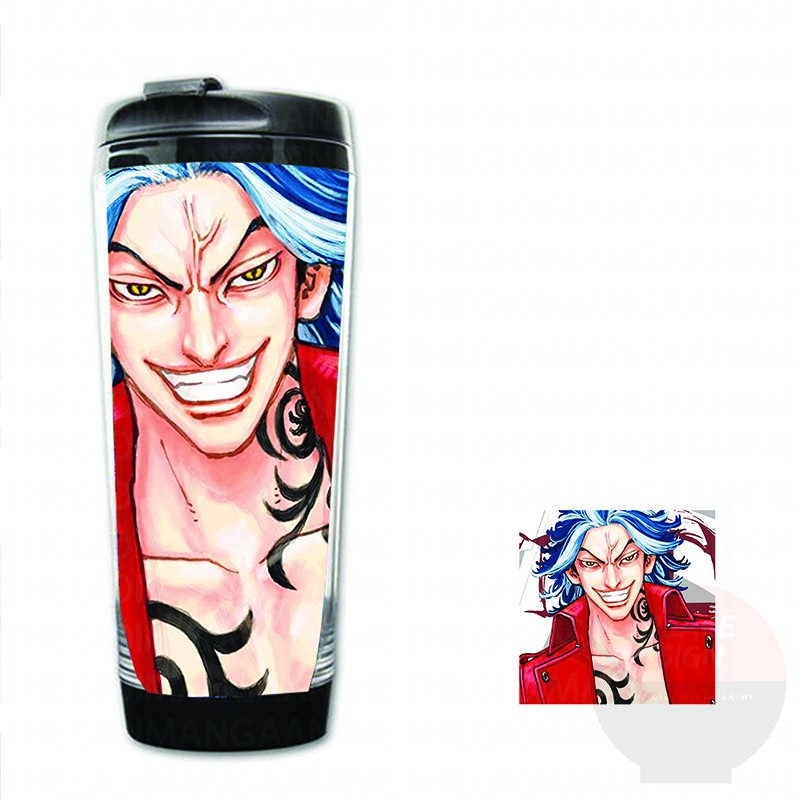 Bình nhựa đựng nước in hình nhân vật TOKYO REVENGERS KỊCH TRƯỜNG CỦA TAKEMICHI anime chibi