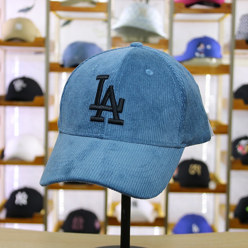 Mũ lưỡi trai NY Boston nhung tăm nhiều màu