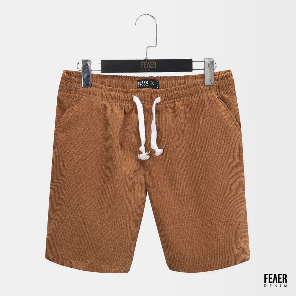 Quần nhung nam ngắn họa tiết Budge Short 100% chất Nhung Gân thoáng mát, ít nhăn - FEAER DENIM | BigBuy360 - bigbuy360.vn