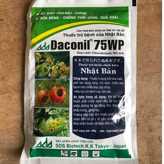 Thuốc Trừ Nấm Bệnh Trên Cây Trồng Daconil 75WP gói 100gr