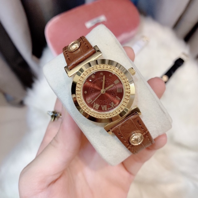 Đồng hồ Guou Nữ dây da thiết kế siêu đẹp siêu hấp dẫn chống nước tuyệt đối cho các chị em