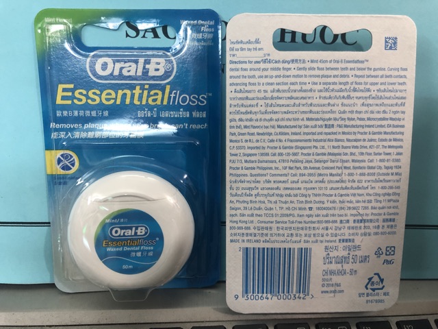 Chỉ nha khoa Oral-B - Sạch răng, thơm miệng