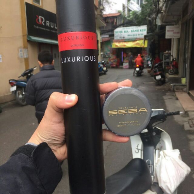 Combo Gôm xịt tóc Luxurious và Sáp Seba