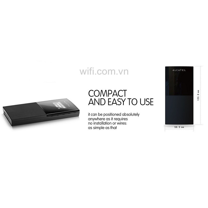 Thiết bị phát wifi Alcatel OneTouch Link Y800 Modem Wifi 3G/4G LTE 100Mbps | BigBuy360 - bigbuy360.vn