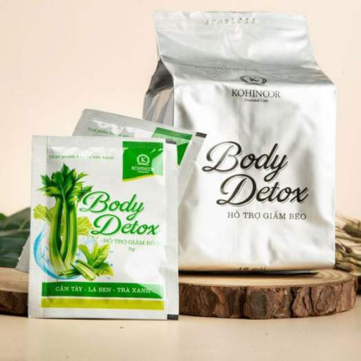 Body Detox Kohinoor, Cần tây, Lá sen, Trà xanh- Hỗ trợ giảm béo, thanh lọc cơ thể