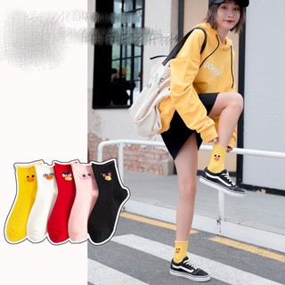 Combo 10 đôi tất hoạt hình xòe mỏ siêu xinh