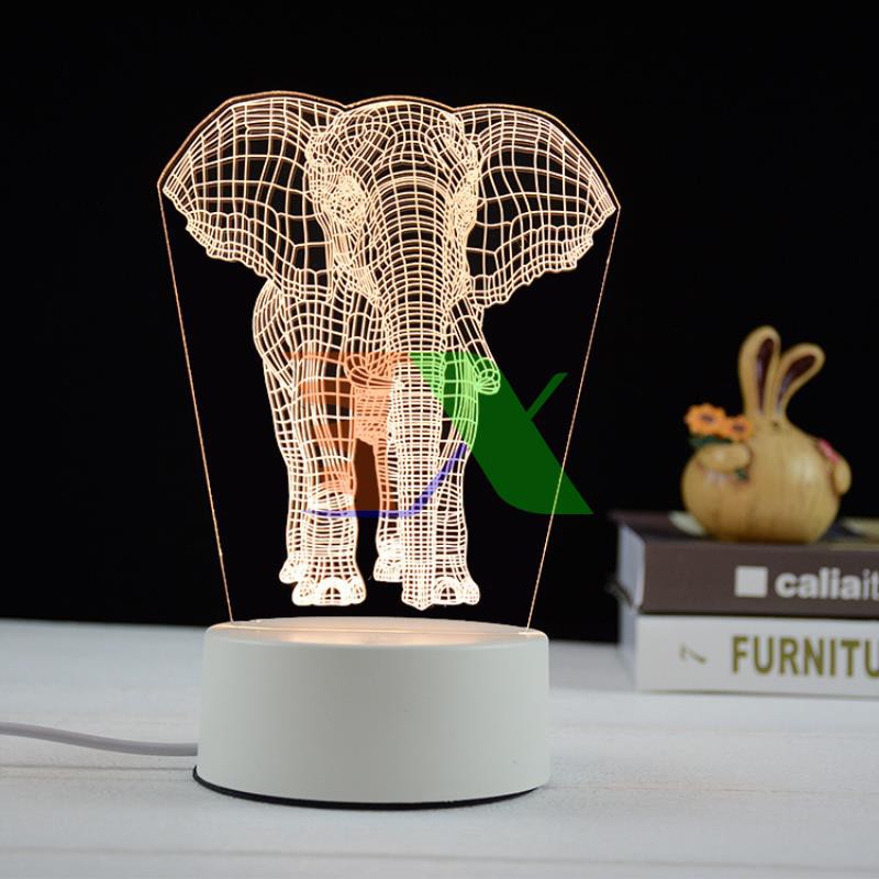 Đèn ngủ, đèn trang trí Led 3D - Mũ bảo hiểm