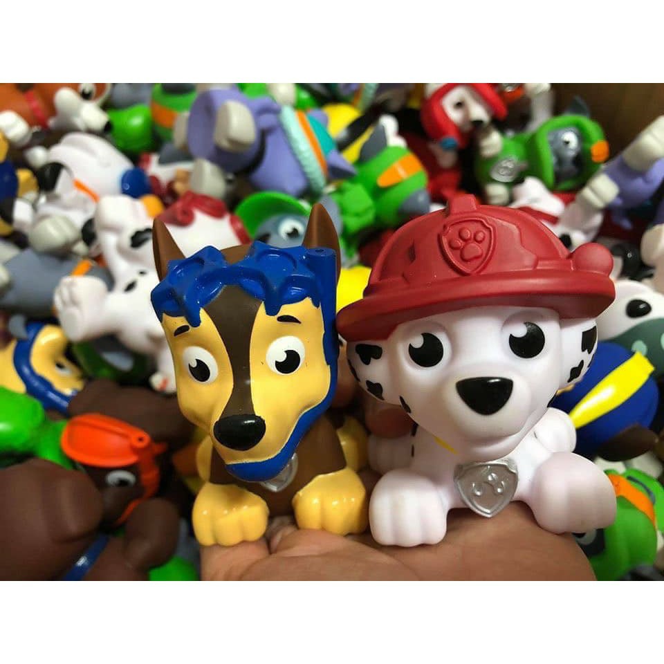 Bộ Paw Patrol Những Chú Chó Cứu Hộ Bằng Cao Su Phun Nước - Đồ Chơi Nhà Tắm