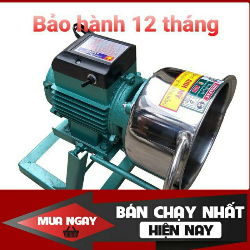 máy xay thịt giò chả 750w, kèm cây T tháo lắp, kèm cần đánh ruốc