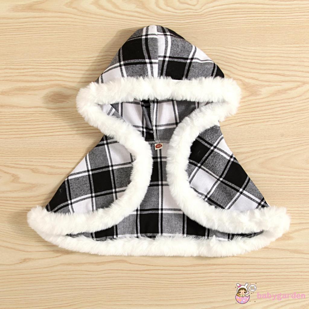 Bộ Đầm 2 Mảnh Áo Không Tay Cổ Tròn + Áo Choàng Họa Tiết Giáng Sinh Dành Cho Bé Gái 2-7 Tuổi