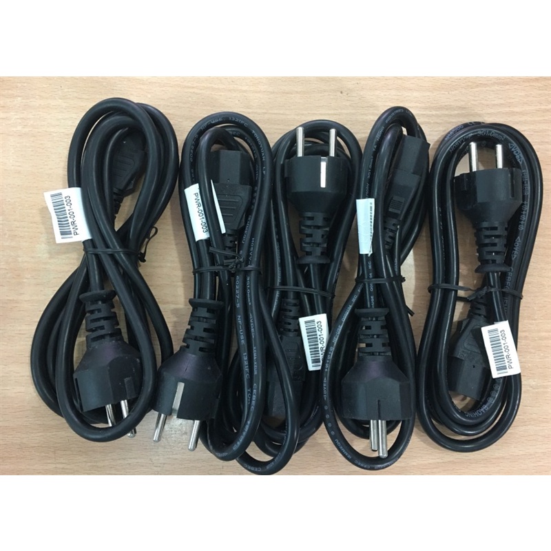 Dây nguồn máy in, máy tính, nồi cơm điện lõi đồng 0,75mm 10-16A/250V