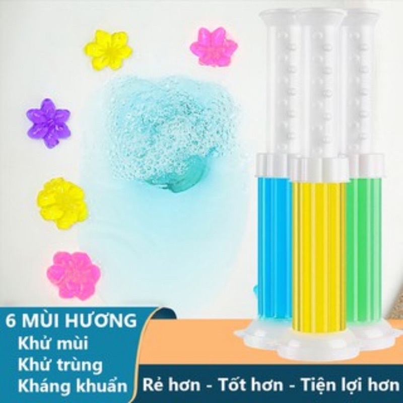 Gel thơm diệt khuẩn khử trùng , khử mùi bồn cầu dạng thạch 6 mùi