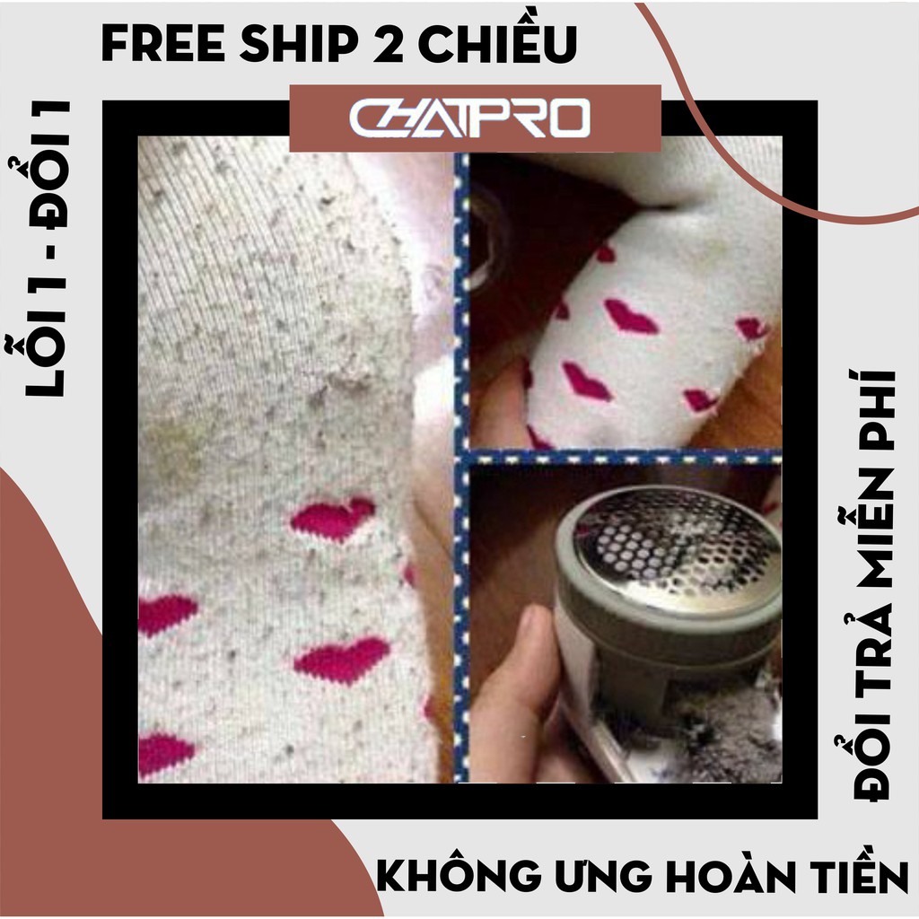 Máy cắt lông xù 6 lưỡi cho quần áo( tặng kèm 1 bộ lưỡi thay thế)