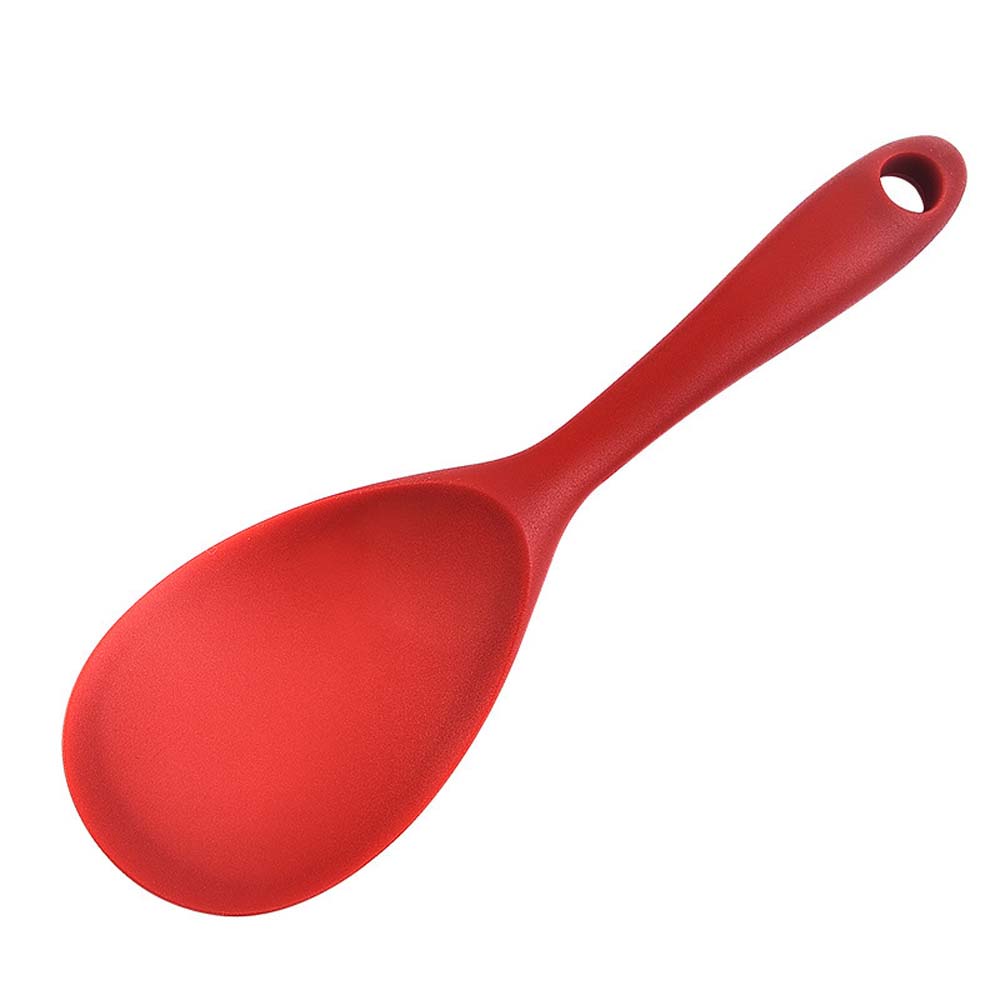 Muỗng xới cơm bằng silicone chịu nhiệt chống dính thân thiện với môi trường