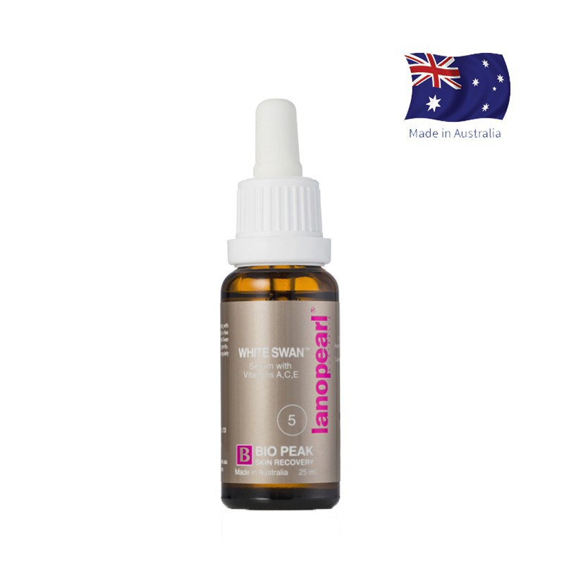 (order Úc) Serum làm trắng da Lanopearl White Swan Serum 25ml