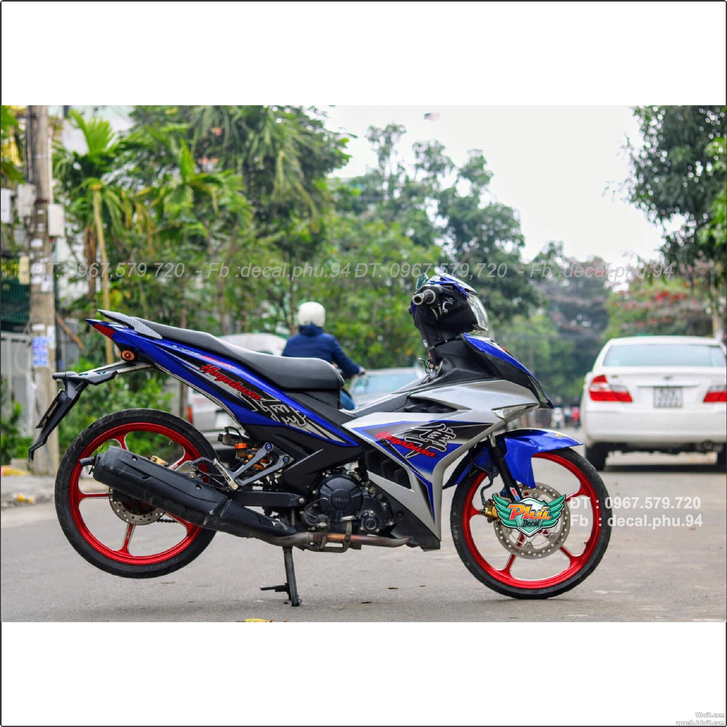 Tem Rời Exciter 150 Bạc xanh Hayabusa (F)