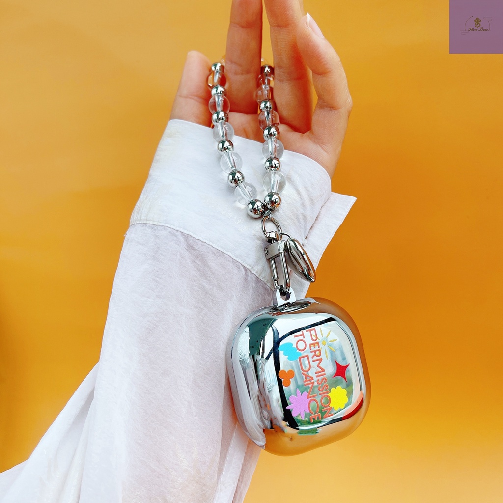 Ốp Hộp Đựng Tai Nghe Nhét Tai Mạ Điện Hình BTSS-613 Bangtan Boys Cho Airpods Pro2 2022 gen 3 Samsung Buds live pro Buds 2 2pro 2022