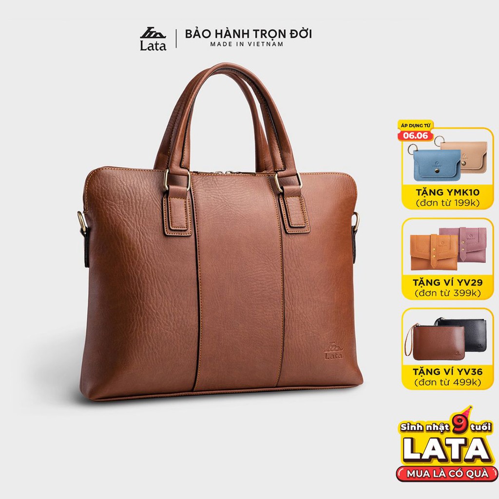 [Mã WABRDEC12 giảm 10% đơn 99K] Cặp công sở LATA CA29 nhiều màu