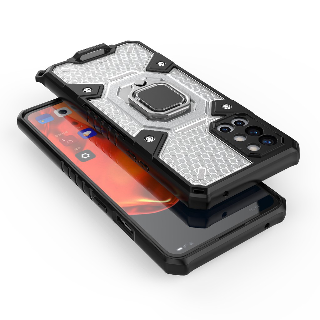 Ốp lưng OnePus 9R vân tổ Ong Iring không gian mới chống sốc giá đỡ xem phim bảo vệ camera