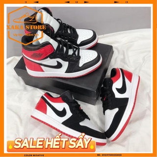 ✅[ Full Box + Bill ] 🌺Giày 𝐉𝐨𝐫𝐝𝐚𝐧 1 high  JD1 đỏ đen cao
