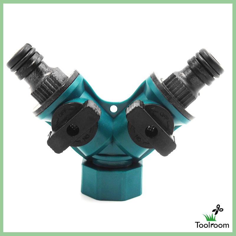 Bộ 2 Đầu Nối Vòi Nước Tưới Vườn Bằng Nhựa Tiện Dụng