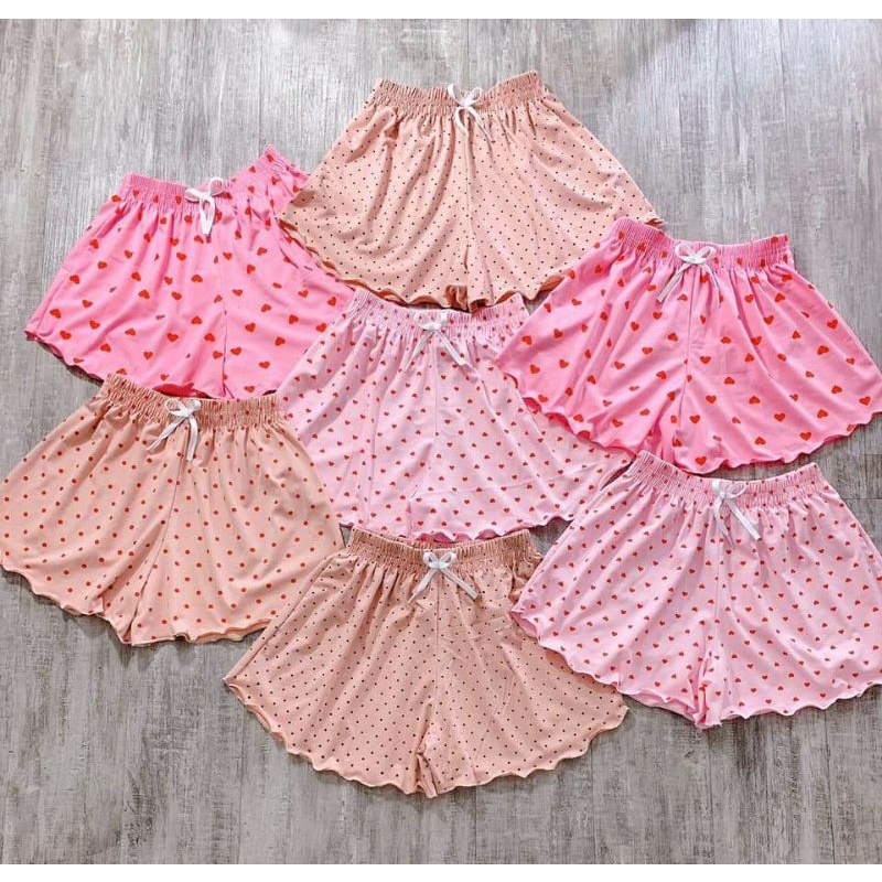 QUẦN ĐÙI NỮ MẶC NHÀ CHẤT COTTON🦋 QUẦN SHORT NỮ THUN XÒE NHIỀU HỌA TIẾT 40~65KG2