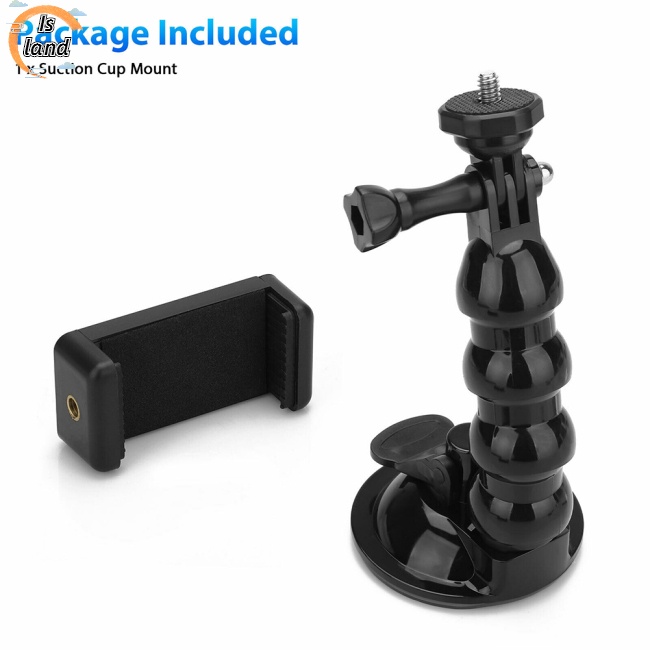 Giá Đỡ Điện Thoại/Máy Ảnh Gopro Có Giác Hút Gắn Xe Hơi Điều Chỉnh Được