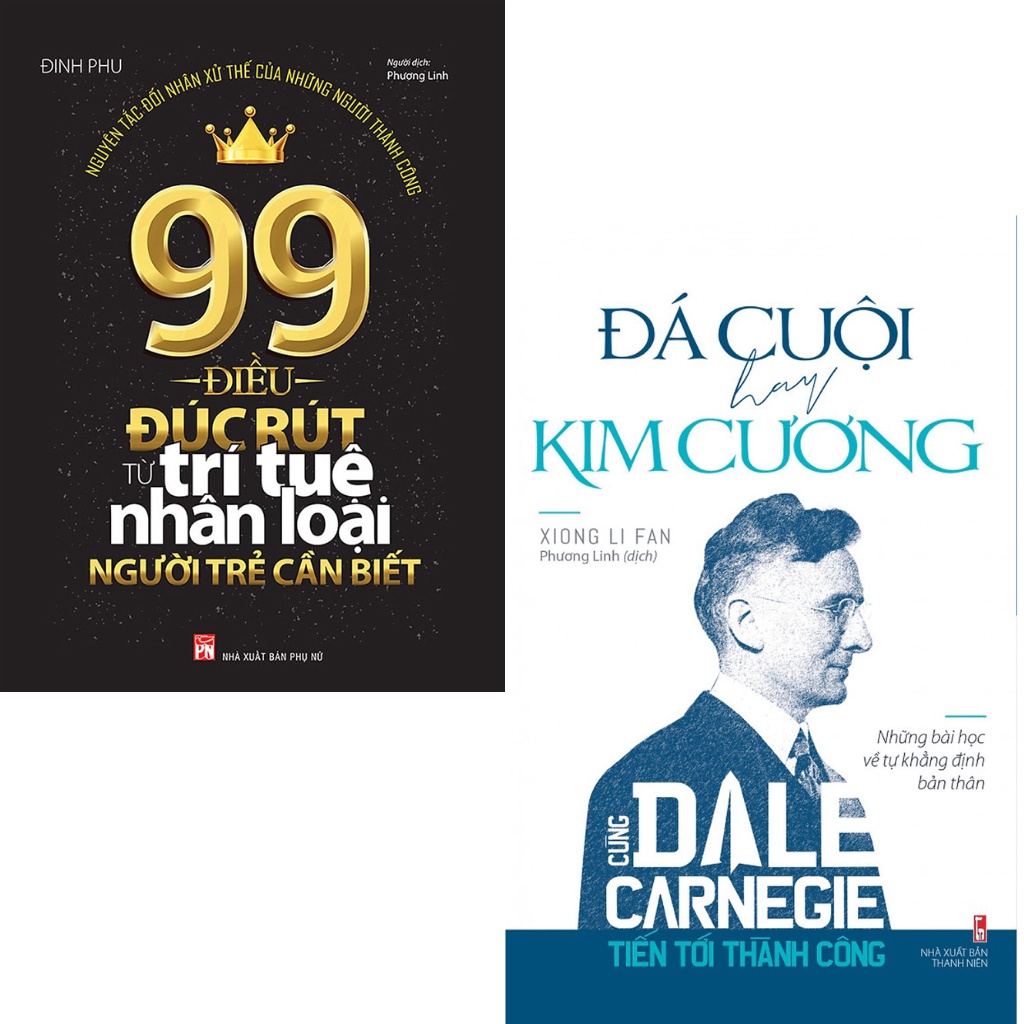 Combo Sách Kỹ Năng Sống Hot: 99 Điều Đúc Rút Từ Trí Tuệ Nhân Loại Người Trẻ Cần Biết + Đá Cuội Hay Kim Cương(ML)