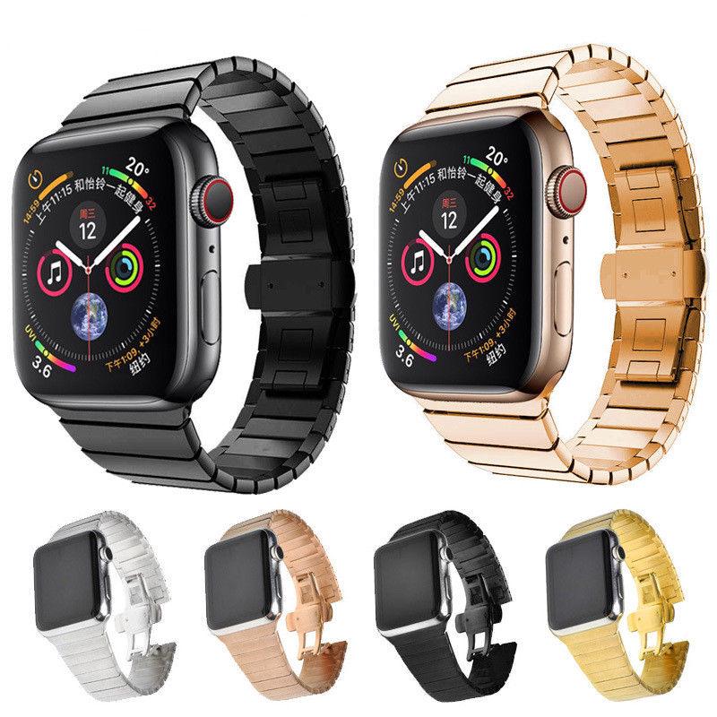 Dây đeo inox cho đồng hồ thông minh Apple Watch Series 5 4 3 2 1 38mm 42mm 40mm 44mm