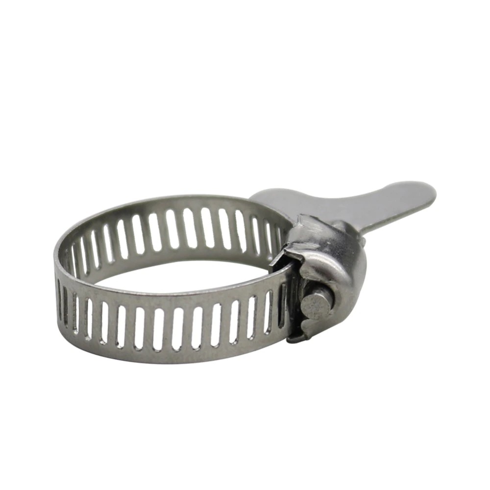 Set 2 kẹp cố định ống nước sân vườn chất liệu inox chất lượng cao
