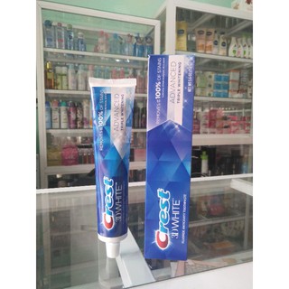 Kem Đánh Răng Crest 3D White Advanced Triple Whitening 158g