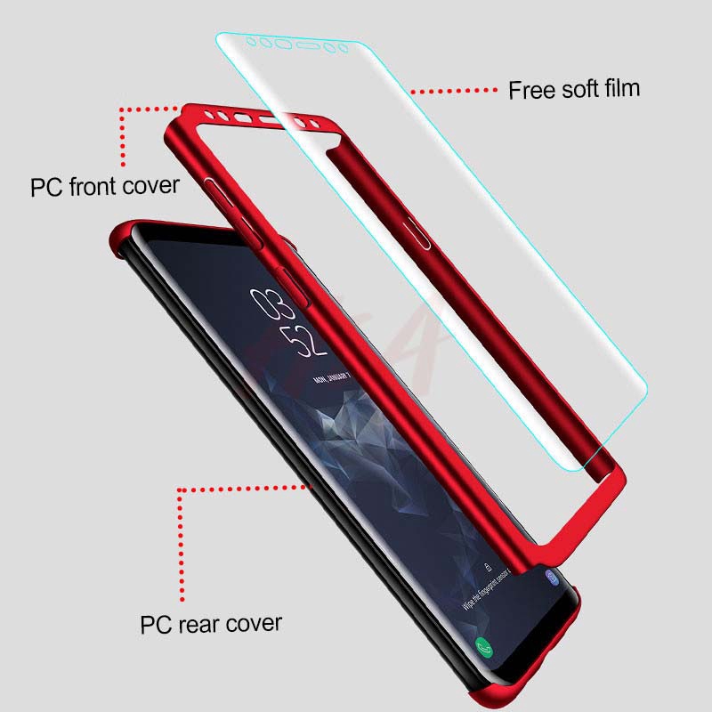 Ốp Lưng Bảo Vệ Toàn Diện Cho Samsung Galaxy S9 S8 S10 Plus S10E S7 S6 Edge