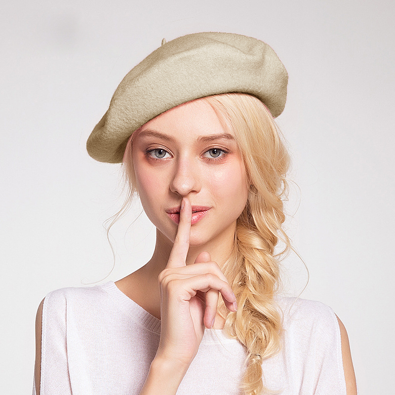 Mũ beret phong cách cổ điển thời trang thanh lịch dành cho nữ