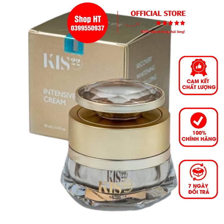Kem Face Tái Tạo Da Kiss22 - Kem Dưỡng Ẩm Phục Hồi, Sau Tái Sinh, Chính Hãng Matxicorp