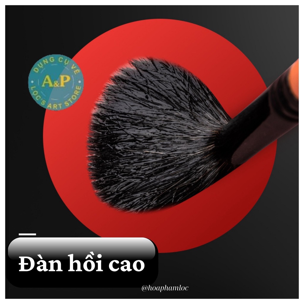 Cọ vẽ Nhọn Tròn Lông Chồn Spaceart SP207 vẽ màu nước,acrylic