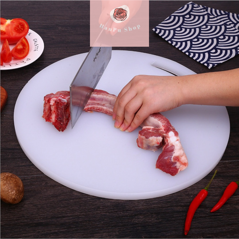 Thớt Nhựa Tròn Bền Đẹp Nhẹ Tiện Lợi