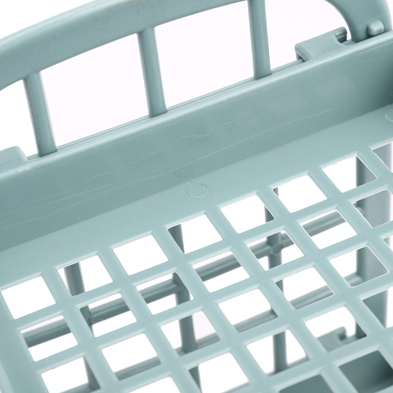 Kệ Nhựa 2 Tầng Đựng Đồ Dùng Nhà Tắm Màu Xanh Dương Phong Cách Bắc Âu